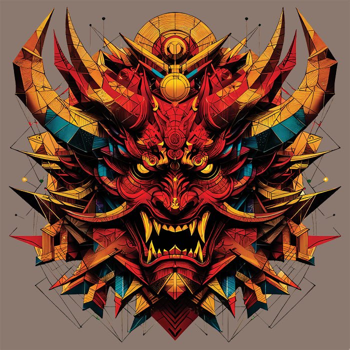 Geo Oni 2 - Premium T-Shirt