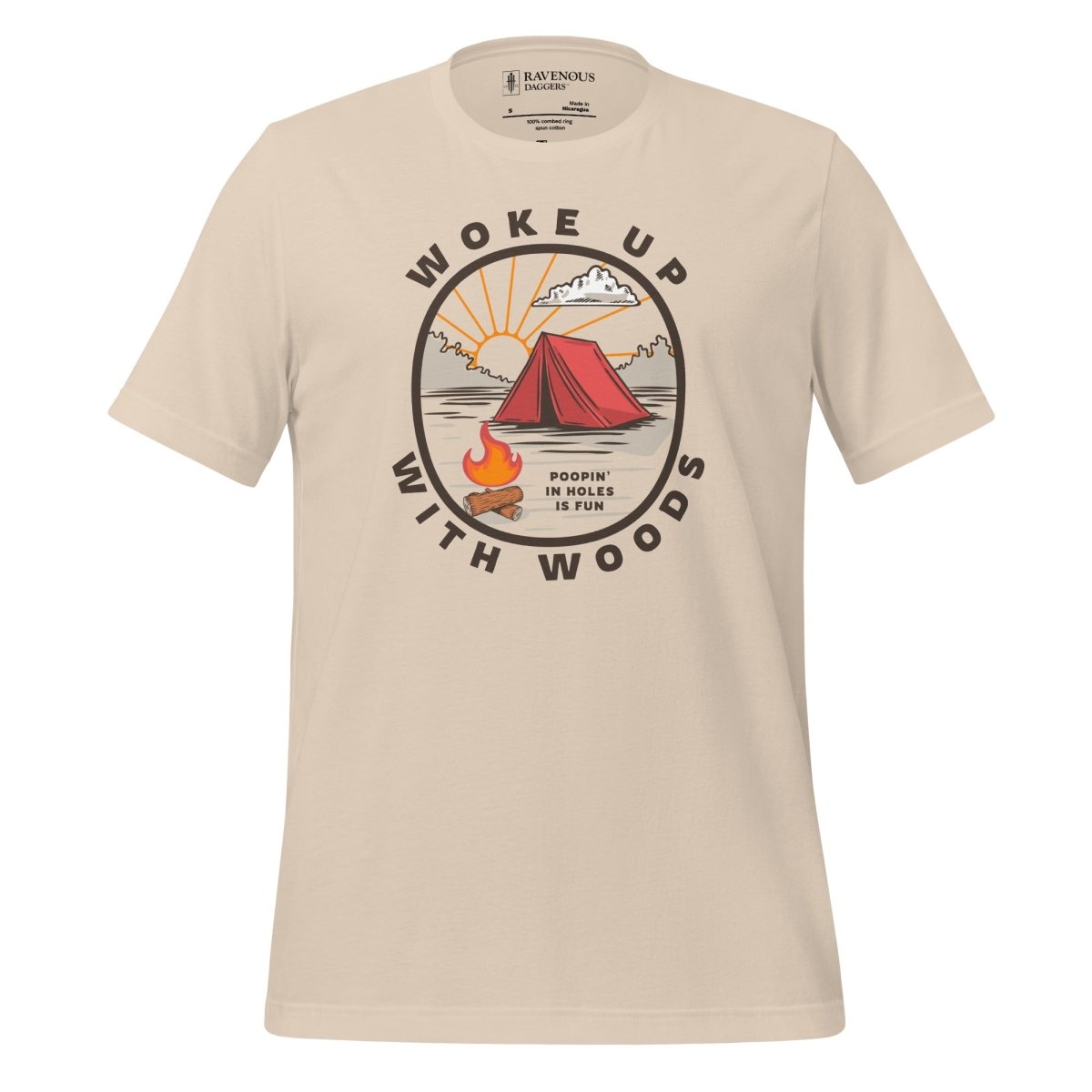 Woke Up With Woods - Premium T-Shirt