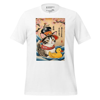 Cat In Fancy Hat - Premium T-Shirt