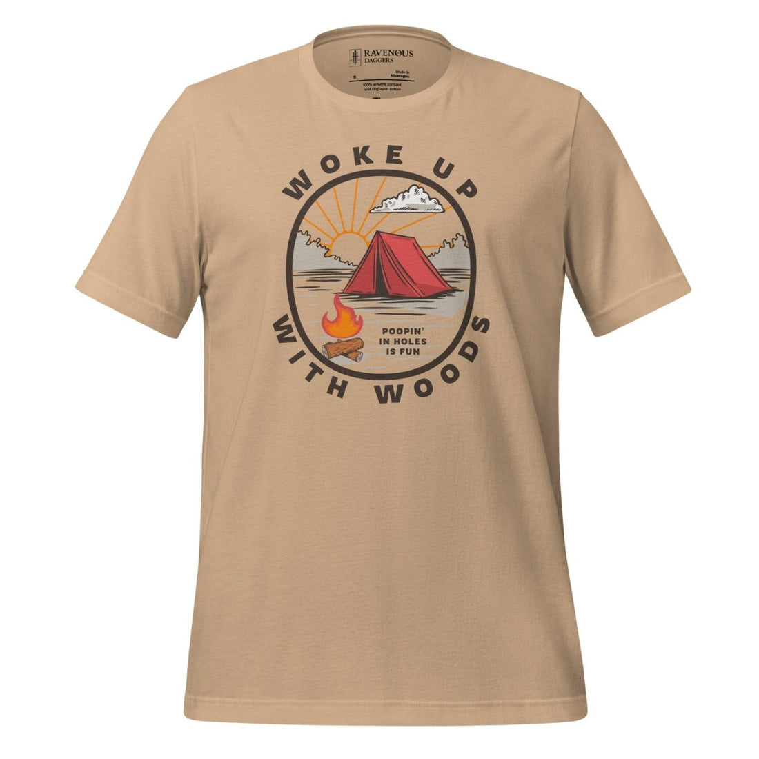 Woke Up With Woods - Premium T-Shirt